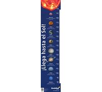 Poster Educativo Levenhuk con Scala Graduata “Fino al Sole” - Un Modo Divertente per Imparare i Pianeti del Sistema Solare (Edizione in Spagnolo)