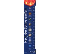 Poster Educativo Levenhuk con Scala Graduata “Fino al Sole” - Un Modo Divertente per Imparare i Pianeti del Sistema Solare (Edizione in Tedesco)