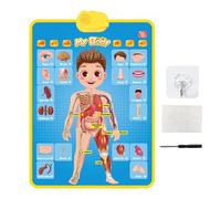 Poster educativo per bambini - Lavagna elettronica interattiva interattiva, giocattolo per parlare, strumento di apprendimento, lavagna colorata con numeri alfabeto | Sviluppo della prima infanzia