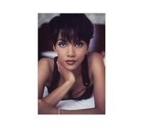 Poster esclusivi artistici con attrice carismatica di Halle Berry, ritratti, poster su tela, decorazione per camera da letto, ufficio, camera da letto, regalo, 30 x 45 cm