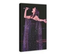 Poster esclusivi e classici della cantante Laura Pausini, elegante e senza tempo, 6 poster su tela, decorazione artistica da parete per soggiorno e camera da letto, 20 x 30 cm