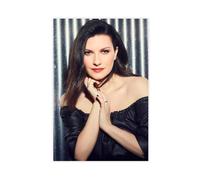Poster esclusivi e classici della cantante Laura Pausini, elegante e senza tempo, poster su tela, decorazione per camera da letto, ufficio, camera da letto, regalo, 20 x 30 cm