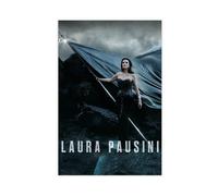 Poster esclusivi e classici della cantante Laura Pausini, elegante e senza tempo, poster su tela, decorazione per camera da letto, ufficio, camera da letto, regalo, 20 x 30 cm