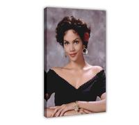 Poster esclusivi su tela, motivo: attrice carismatica, Halle Berry, 6 poster su tela, decorazione artistica da parete per soggiorno, camera da letto, 60 x 90 cm