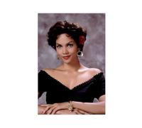 Poster esclusivi su tela, motivo: attrice carismatica, Halle Berry, 6 poster su tela, decorazione artistica da parete per soggiorno, camera da letto, 30 x 45 cm