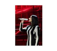 Poster esclusivo e classico della cantante Laura Pausini, elegante e senza tempo, 2 poster su tela, decorazione per camera da letto, ufficio, stanza, regalo, 20 x 30 cm