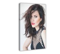 Poster esclusivo e classico della cantante Laura Pausini, elegante e senza tempo, poster su tela, decorazione artistica da parete per soggiorno, camera da letto, 20 x 30 cm