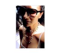 Poster esclusivo e classico della cantante Laura Pausini, elegante e senza tempo, poster su tela, decorazione per camera da letto, ufficio, camera da letto, regalo, 20 x 30 cm