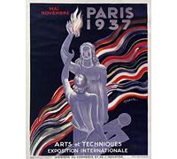 Poster Expo di Parigi - Esposizione Internazionale Wall Art -...
