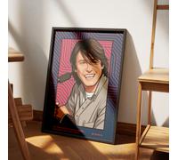 Poster Fabrizio De André Personalizzato Stampa A4 A3 A2 con Testo e Spotify Code