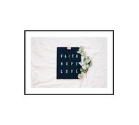Poster Faith Hope Love Poster Senza Cornice Poster Per Arredo Casa PosterModerno