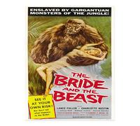 Poster film vintage Wall Art - La sposa e la bestia stampa fine art