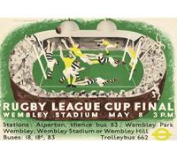 Poster finale Coppa di Lega Rugby Wembley Stadium Wall Art -...