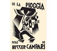 Poster Fortunato Depero Bitter Campari Vintage Pubblicità Italiana