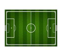 Poster fotografico da parete, 100 x 70 cm, campo da calcio n. H8131M_PL1Z