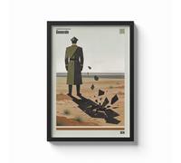 Poster Francesco De Gregori "Generale" - Quadro Musica Italiana Art Decò Stampa