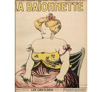 Poster francese La Baïonnette - 1916 Caricature Wall Art -...