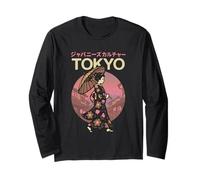 Poster Giapponese Vintage Geisha Art Tokyo Turismo Asiatico Fresco Maglia a Manica