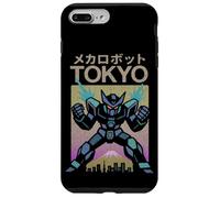 Poster giapponese vintage Mecha Robot Powering Up Boys Tokyo Custodia per iPhone 7 Plus/8 Plus