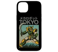 Poster giapponese vintage per ragazzi Mecha Robot Fighting Pose Tokyo Custodia per iPhone 14 Plus