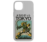 Poster giapponese vintage per ragazzi Mecha Robot Fighting Pose Tokyo Custodia per iPhone 14 Plus