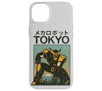 Poster giapponese vintage per ragazzi Mecha Robot Fighting Pose Tokyo Custodia per iPhone 14 Plus