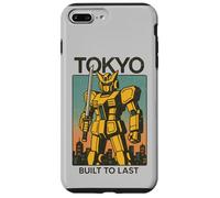 Poster giapponese vintage per ragazzi Mecha Robot Fighting Pose Tokyo Custodia per iPhone 7 Plus/8 Plus