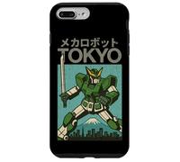 Poster giapponese vintage per ragazzi Mecha Robot Fighting Pose Tokyo Custodia per iPhone 7 Plus/8 Plus