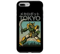 Poster giapponese vintage per ragazzi Mecha Robot Fighting Pose Tokyo Custodia per iPhone 7 Plus/8 Plus