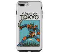 Poster giapponese vintage per ragazzi Mecha Robot Fighting Pose Tokyo Custodia per iPhone 7 Plus/8 Plus