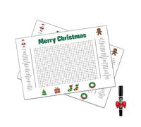 Poster gigante di ricerca di parole del Ringraziamento, gioco da parete gigante 91x61 cm, poster di ricerca di parole natalizio più grande del normale, un'esperienza interattiva divertente (02#+02#)