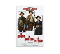 Poster "Good The Bad And The Ugly" su tela per la casa e la decorazione da parete di una camera da letto moderna poster per famiglie, 60 x 90 cm