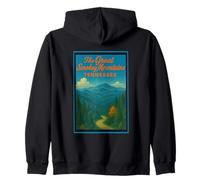 Poster grafico Great Smokey Mountains TN Tennessee Felpa con Cappuccio