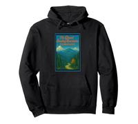 Poster grafico Great Smokey Mountains TN Tennessee Felpa con Cappuccio