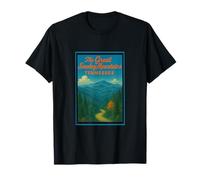 Poster grafico Great Smokey Mountains TN Tennessee Maglietta