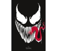 Poster Grande Del Film Venom Faccia 61x91,5 Cm | 24x36 Pollici Nuovo NERO XXL