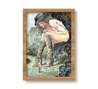 Poster Gulliveriana di Milo Manara, 2024, Comicon Edizioni