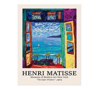 Poster Henri Matisse Wall Art - La finestra aperta 1905 qualità premium