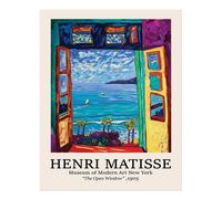 Poster Henri Matisse Wall Art - La finestra aperta, 1905 qualità premium