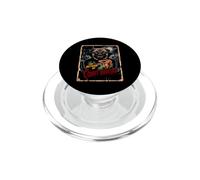 Poster horror del conte Barkula di Halloween con carlino e vampiro PopSockets PopGrip per MagSafe