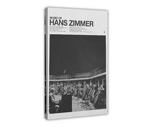 Poster iconico del film Hans Zimmer, decorazione per camera da letto, sport, ufficio, camera da letto, regalo, con cornice, 20 x 30 cm