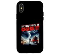 Poster "If You Feel It Chase It Storm Chasing Passion" Custodia per iPhone X/XS