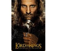 Poster Il Signore degli Anelli: il ritorno del re, dimensioni DinA4 e DinA3, stampa offset digitale su carta da 200 g, prodotto in Spagna, senza cornice, spedizione in tubo di cartone (Rey, A3)