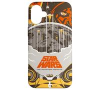 Poster illustrato del film Star Wars La minaccia fantasma Custodia per iPhone 16 Plus