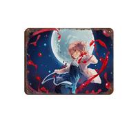 Poster in metallo a tema anime Beyond The Boundary Kuriyama Mirai 1, retrò, decorazione da parete per bar, grotta, bar, famiglia, garage, 30 x 40 cm