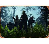 Poster in metallo con scritta "Ghost Recon Breakpoint Enemies Wolves", stile retrò, vintage, 20,3 x 30,5 cm, decorazione da parete
