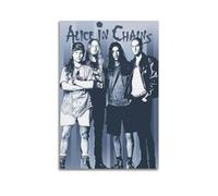 Poster in metallo di Alice in Chains, personaggi famosi di film e televisioni, personaggi di musica pop, decorazione artistica su tela, stampa artistica su tela, decorazione per soggiorno e casa, 30 x