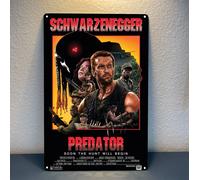 Poster in metallo per film Predator Arnold Schwarzenegger - insegna in latta ...
