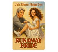 Poster in metallo per film Runaway Bride Richard Gere - Insegna da...