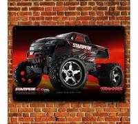 Poster in metallo Rc auto parete deco insegna in latta targa Traxxas...